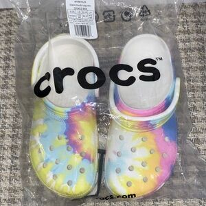 Crocs Classic Tie Dye Graphic Clog